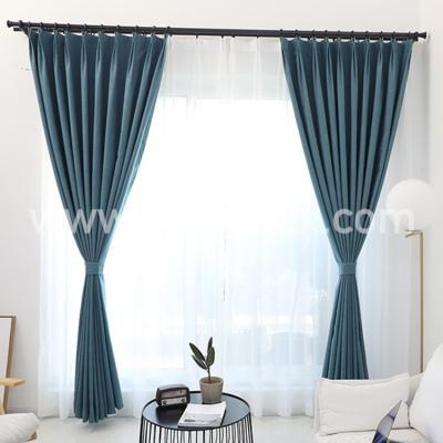 China Blackout 3.10.1 100% Polyester Ready Made Curtains Grommet Window Curtain Single Grommet Fabric Drapes for sale