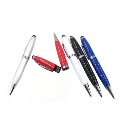 China Metal Display Touch Pen Capacitive Ballpoint Pen Three-in-One Business Gift USB Flash Drive for sale