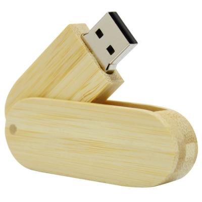 China Environmental Friendly Wooden USB 8gb Business Gifts Custom Enrolling OEM Solid Wood Rotating 128gb USB Flash Drive for sale