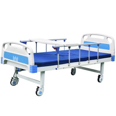 China Hostipal Single Crank Basic Hospital Bed 1 Crank Manual Hospital Bed With Most Cost Effective Model for sale