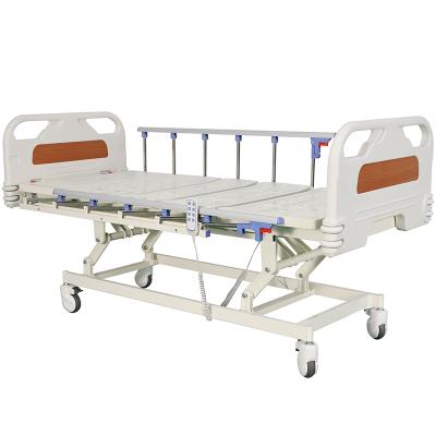 China Hostipal Hospital Furniture Electric Inpatient Bed With 3 Function Adjustment Height Good Quality for sale