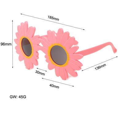 China White Daisy Flower Glasses Funny Party Supplies Decoration Eyewears Sun Flower Sunglasses Fashion Sunglasses for sale