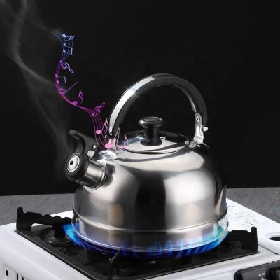 China Sustainable Colorful whistle kettle stainless steel flat bottom kettle coffee kettle for sale