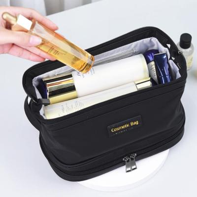 China Fashion CS1114 Fashion PU Leather Cosmetic Bag Travel Bag Stylish Custom Cosmetic Toiletry Bag for sale