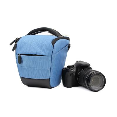 China 1CR0007 Fashion Camera High Quality Blue Nylon Professional Shoulder Bag for Digital SLR/DSLR for sale