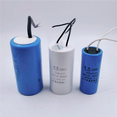 China High Quality Universal Air Conditioner Starting Capacitor On Sale CBB60 for sale