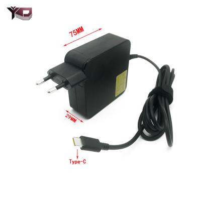 China 65W LAPTOP Type-c Laptop Power Adapter Charger For LENOVO E480 E485 E490 E590 E495 R590 x280 X380 X390 Type-c for sale