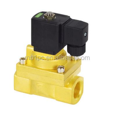 China USA General Standard High Pressure Brass Air Compressor Solenoid Valve NC 50 Bar for sale