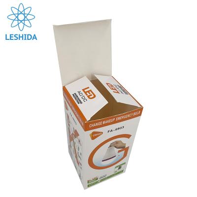 China Recyclable 2021 Cylinder LED Bulb Lamp Industrial Product Packaging Custom Printed Paper Box For Light for sale