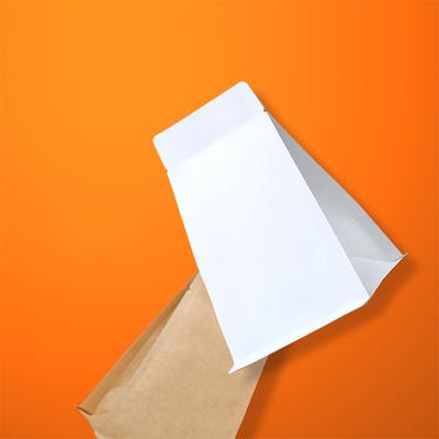 China HOYO Recyclable Food Grade Zip Lock Kraft Paper Pouch Flat Bottom Resealable Hot Selling Stand Up Bag for sale