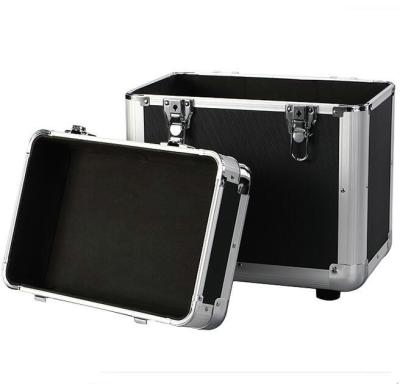 China 12 Inch Customized Aluminum Storage Box CD Case Aluminum Carrying Case SHCD001 for sale