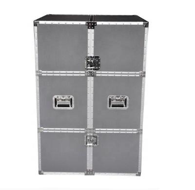 China Aluminum customized big pro road tv lp aluminum flight case with dividers for sale