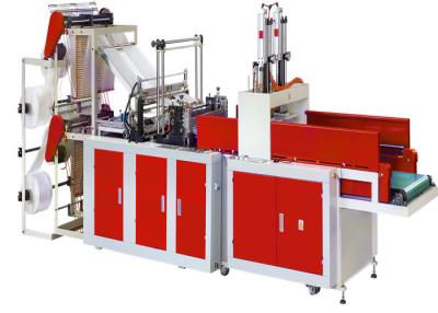 China 4 Line Computer Control Automatic Bag Making Machine For Making Polythene Bags Sealing Cold Cutting for sale