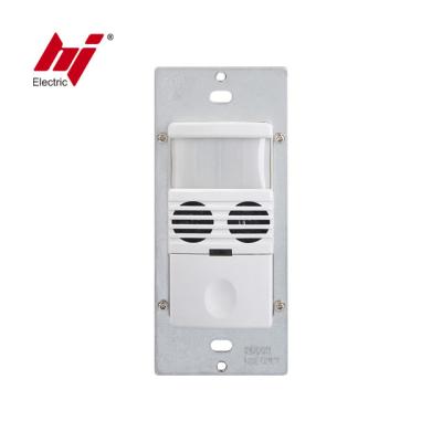 China NEUTRAL WIRE Ultrasonic and PIR Multi Technology Occupancy Sensor Position Sensor REQUIRED with UL Listed for sale