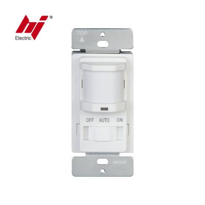 China Position Sensor UL Listed 120V Passive Infrared Wall Switch Room Occupancy Sensor for sale