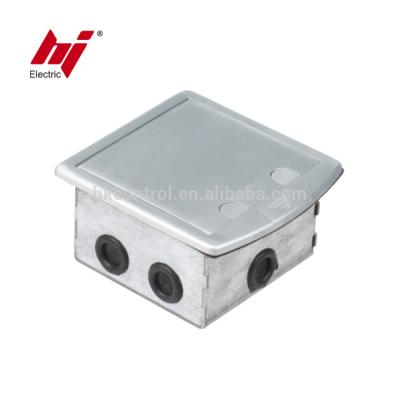 China Easy Installation Square Hidden Soft Sound Up Outlet Raised Floor Electrical Box Outlet Outlet for sale