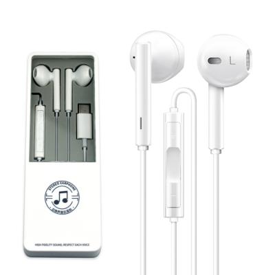 China Wholesale Healthy Perfect Mic Volume Earphone Usb Type C Jack In Ear Headphone Factory Headset For Huawei For Samsung Type C for sale