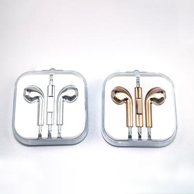 China Perfect Sound 1.2M Earphones Wired 3.5Mm With Mic In-Ear Stereo Headphones For Iphone 4/5/6 Android for sale