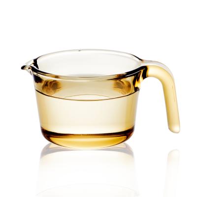 China High Measuring Borosilicate Glass Jug Microwavable 250ml 500ml 1000ml for sale