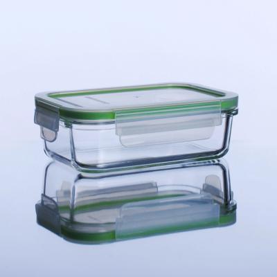 China China Manufacture Microwavable CUSTOMIZED Storage Containers Glass Food Container With Lid for sale