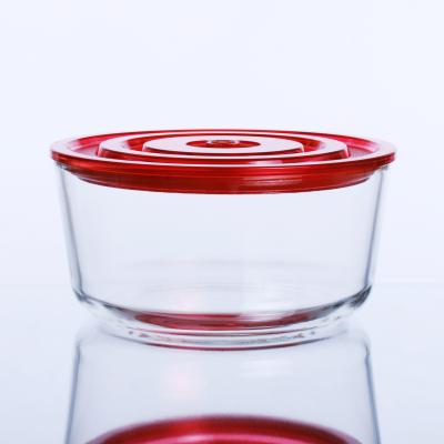 China Microwavable Air Tight Glass Container Food Storage Container Glass With Lid for sale