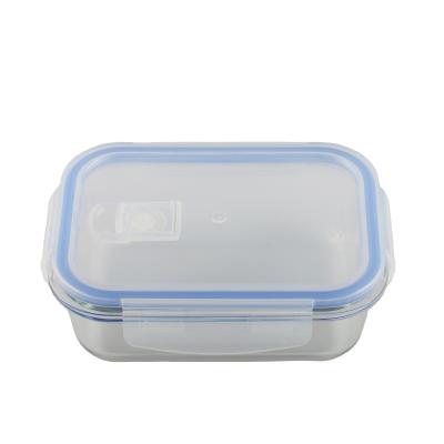 China Microwavable Glass Containers For Food Storage Food Containers Glass-Glass Food Storage Container With Vent Lid for sale