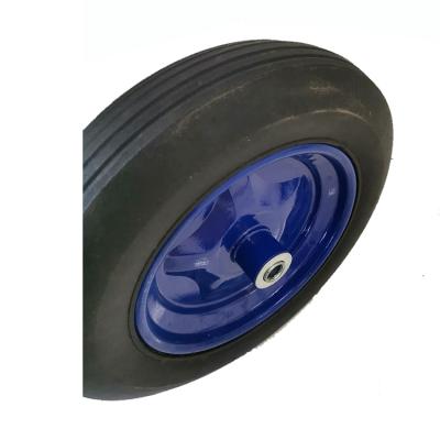 China PIVOT Wheel Custom Color Elastic Solid Rubber Wheel Solid Rubber Caster Wheel for sale