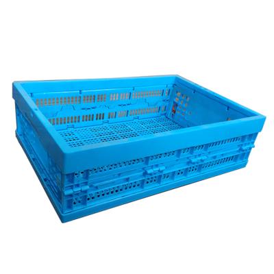 China Foldable Durable Plastic Crates Logistic Vegetable Crates Plastic Fruit Crates for sale