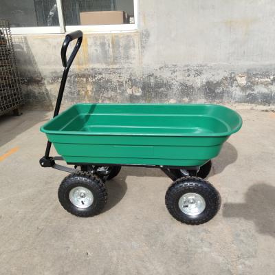 China Heavy Duty Beach Garden Tools Cart 4 Wheels Outdoor Utility Cart/Garden Tool/Garden Cart for sale