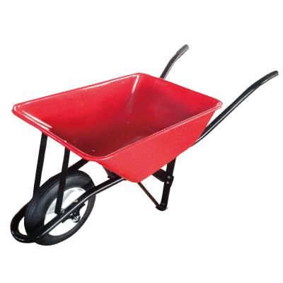 China Chinese cheap metal wheelbarrow for Southeast Asia and Middle East construction wheel barrow 60L market motorized steel wheelbarrows for sale