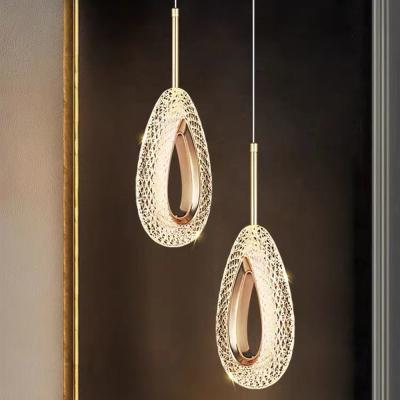 China Nordic Creative Simple Modern Simple Luxury Long Strand Pendant Light Pendant Lamp for sale