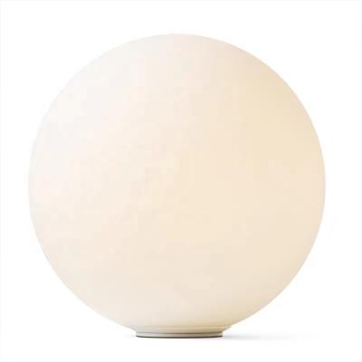 China Modern Nordic Simple Modern Round Atmosphere Glass Table Lamp for sale