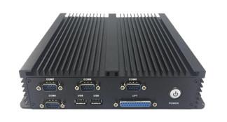 China Industrieller Grad Fanless eingebetteter industrieller PC maximale 9 USB 8 COM-Häfen zu verkaufen