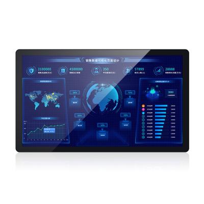 China Front IP65 27 Zoll-Vesa Mount Pc Touch Screen-Computer 300nits zu verkaufen