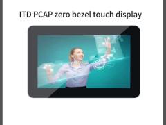 Zero Bezel Industrial Touch Screen Monitor , High Definition 55 Inch Lcd Monitor