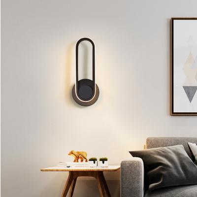 China Modern New Design 330degree Rotation Led Wall Lamp 12W AC 85-265V Nordic Bedroom Wall Light Fixture Sconce Light For Living Room for sale