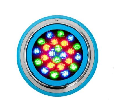 China 12Volt Pool Input IP68 Waterproof Application 24w Underwater Pool Led Lights for sale