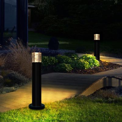 China Acrylic Garden 7W LED Bubbles Garden Outdoor Lawn Pillar Light Villa Park Stand Post Lamps Landscape Pathway Bollard Light for sale