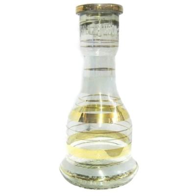 China Hotselling Hookah Shisha Gold Color Glass Base Cheap Shisha Hookah Base Price New Design for sale