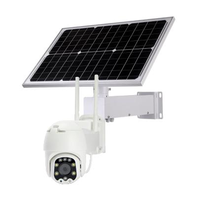 China 60W 20AH Battery 60W 20AH 2 Battery 60W 20AH Solar Powered P2P Audio Solar Powered IP Dome Camera 1080p 2mp Outdoor Wireless Ptz Solar Motion White Light Solar Tracking Ways for sale