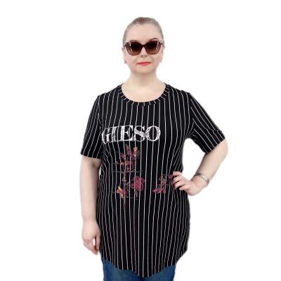 China Anti-pilling scratch high quality plus size women's blouses and shirts for sale