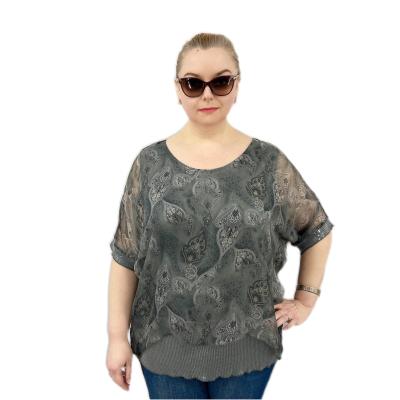 China 2022 Plus Size Newest Style Breathable Shirts Women's Casual Blouse Tops for sale