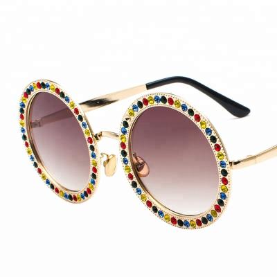 China Fashion Sunglasses Sinle Diamond Sunglasses Bling Women for sale