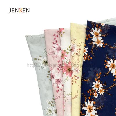 China Shrink-Resistant Fashion Shrink-Resistant and Breathable 100% Polyester Pearl Chiffon Printed Fabric Breathable and Fashionable Women's Clothing Fabric for sale