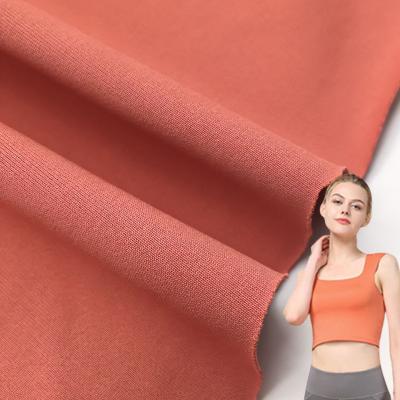 China New 2022 plain single-sided memory polyester material 75D knitwear, suitable for home wear loungewear dress fabric for sale