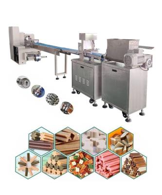 China Food processing industry granola bar making machine fruit cutting machine extruded production line/automatic protein bar extruder energy bar for peanut for sale