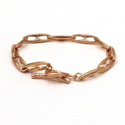 China Chunky casual/sporty fashion fashion link chain bracelet chunky style for women and men jewelry gold plated party engagement for sale