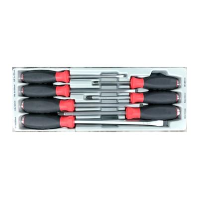 China Household Maintenance 7 Pcs Professional Go-Through Combination Impact Screwdriver Set for sale