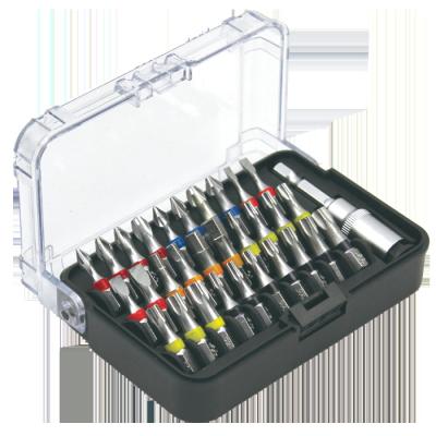 China Household Maintenance 31 Pcs 1/4 Dr. Torsion Color Bits Set for sale