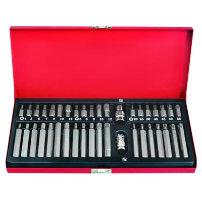 China Auto Repair 40 Pcs Strong and Durable Bit Socket Set Box for Tool Repair Tool Kit for sale